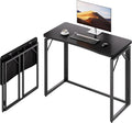 Wood Top No-Assembly Fold Desk