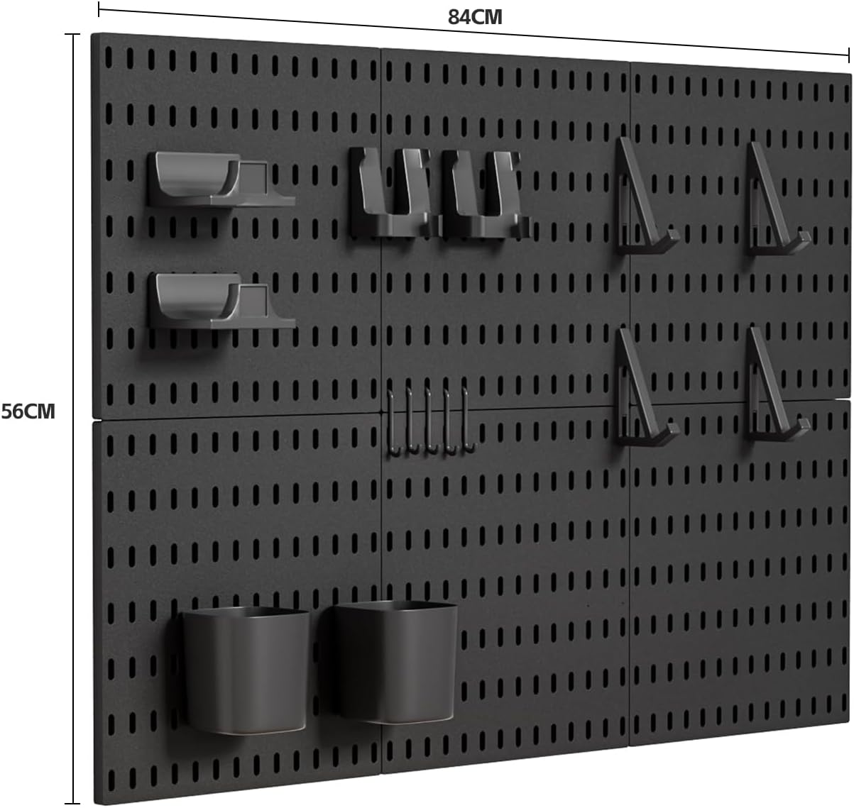 Modular Gaming Wall Pegboard Organizer