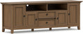 Rustic Wood Large TV Console