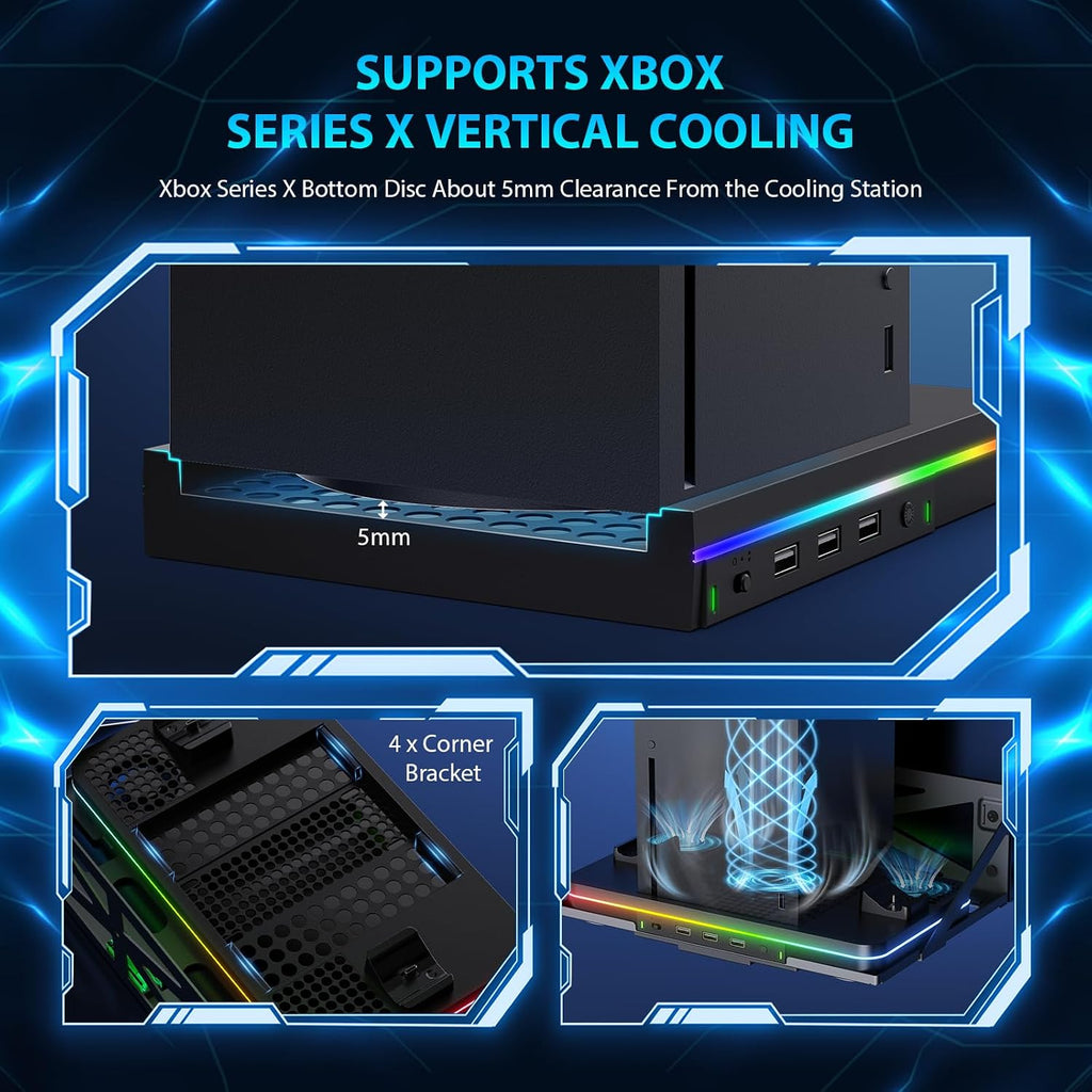 Xbox Cooling Charging Wall Mount Stand