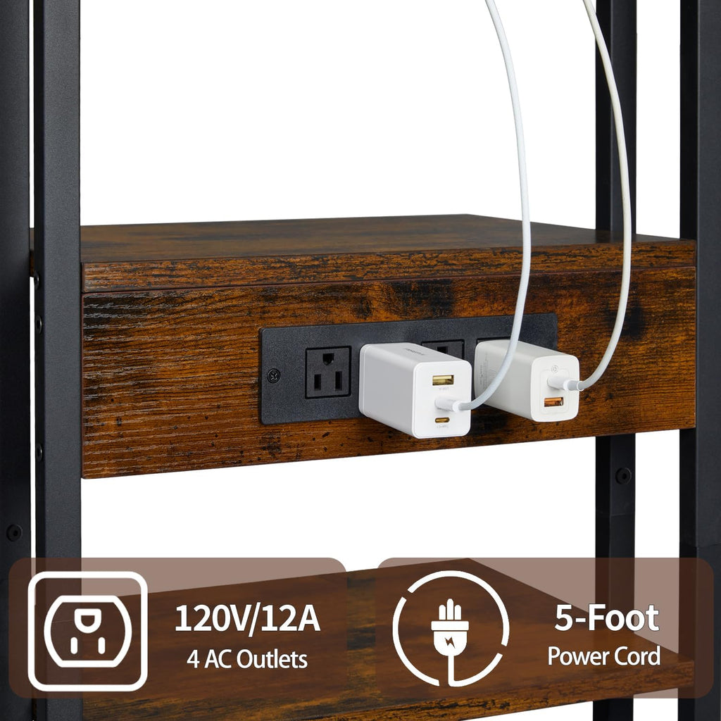 Narrow 4-Tier Gaming Media Stand