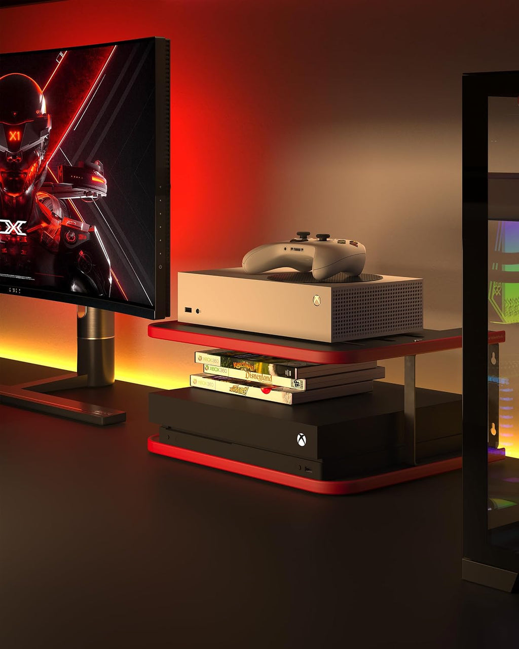 Floating Under TV Game Wall Shelf