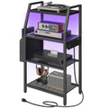 4-Tier LED Gaming Media Stand