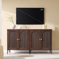 Fluted Mid-Century TV Console