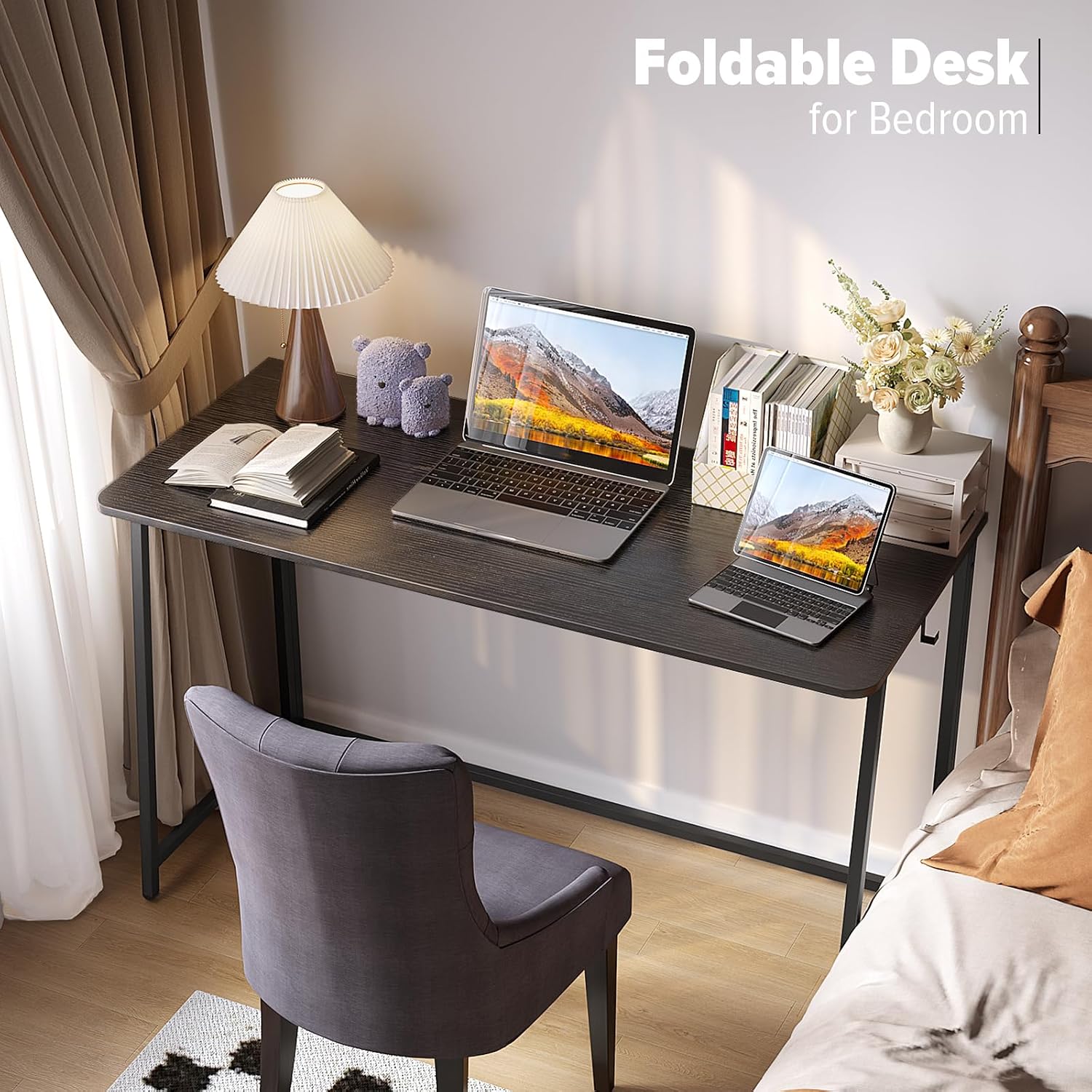 Space Saving Foldable Computer Desk