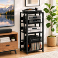 Mobile 5-Tier Audio Media Stand