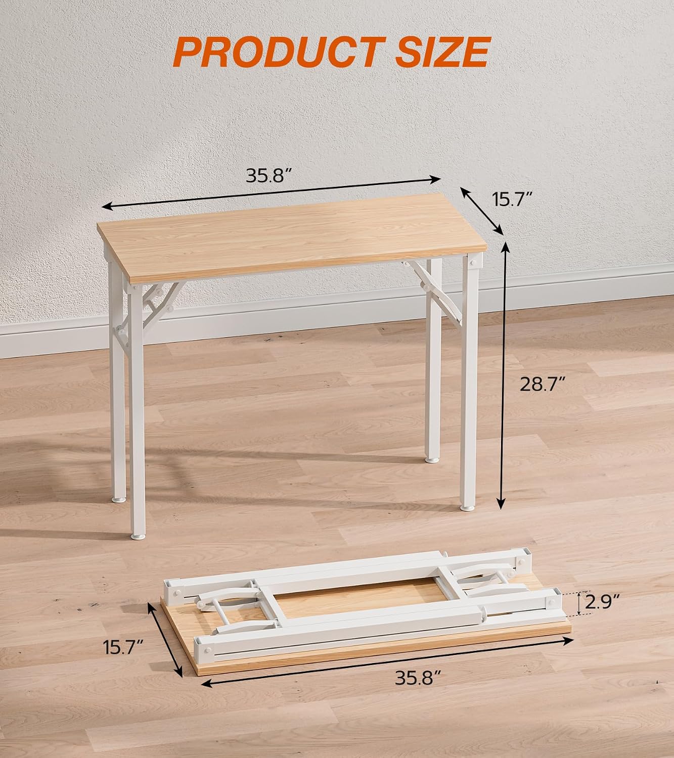 Space Saving Foldable Work Desk