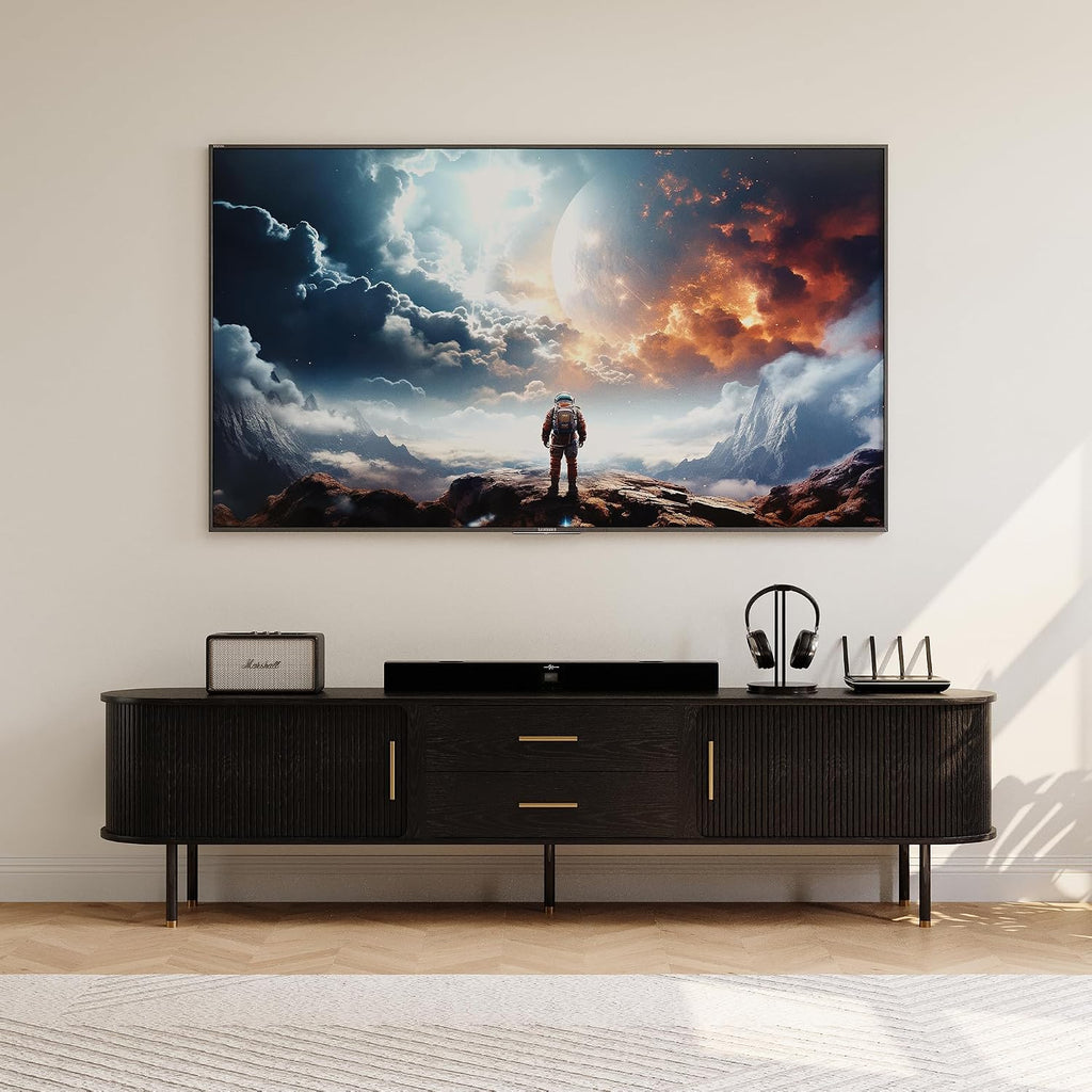 Tambour Door Mid-Century TV Console