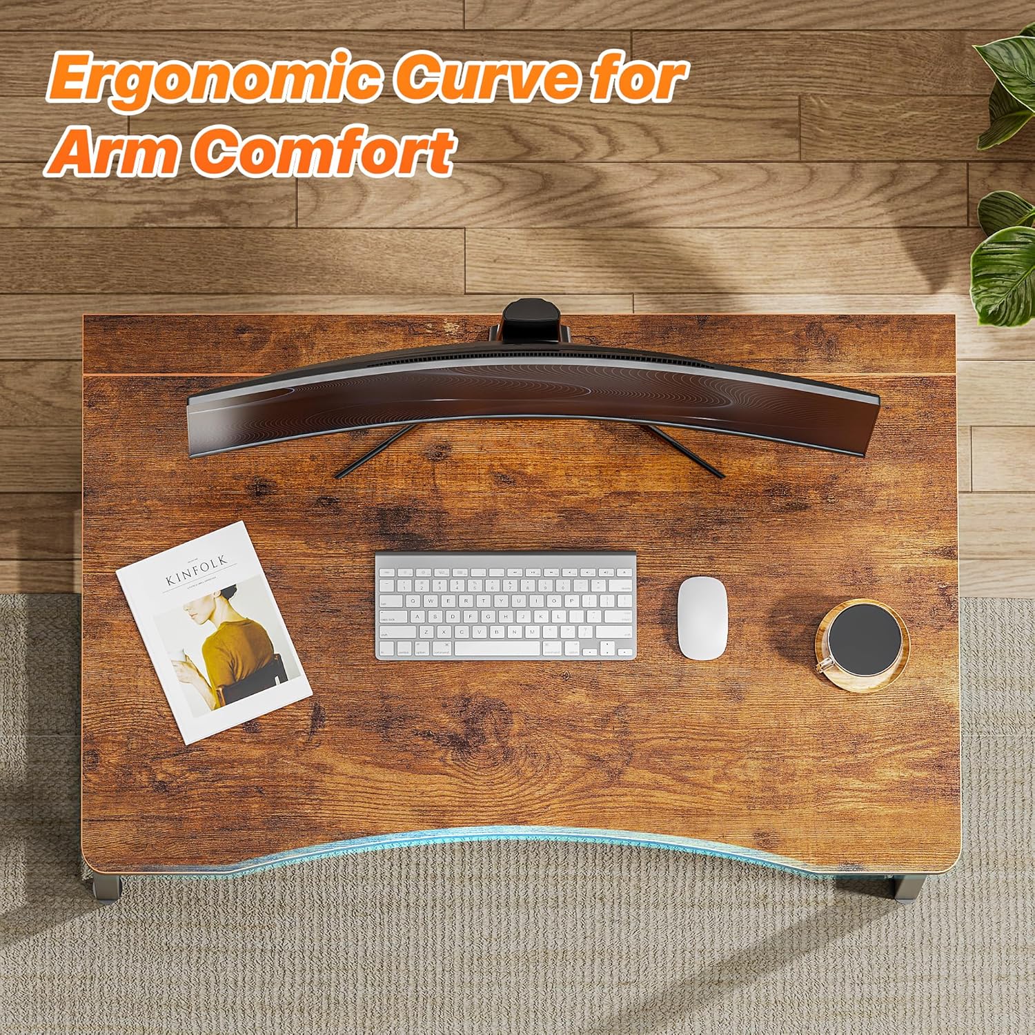 Space Saving Foldable Computer Desk