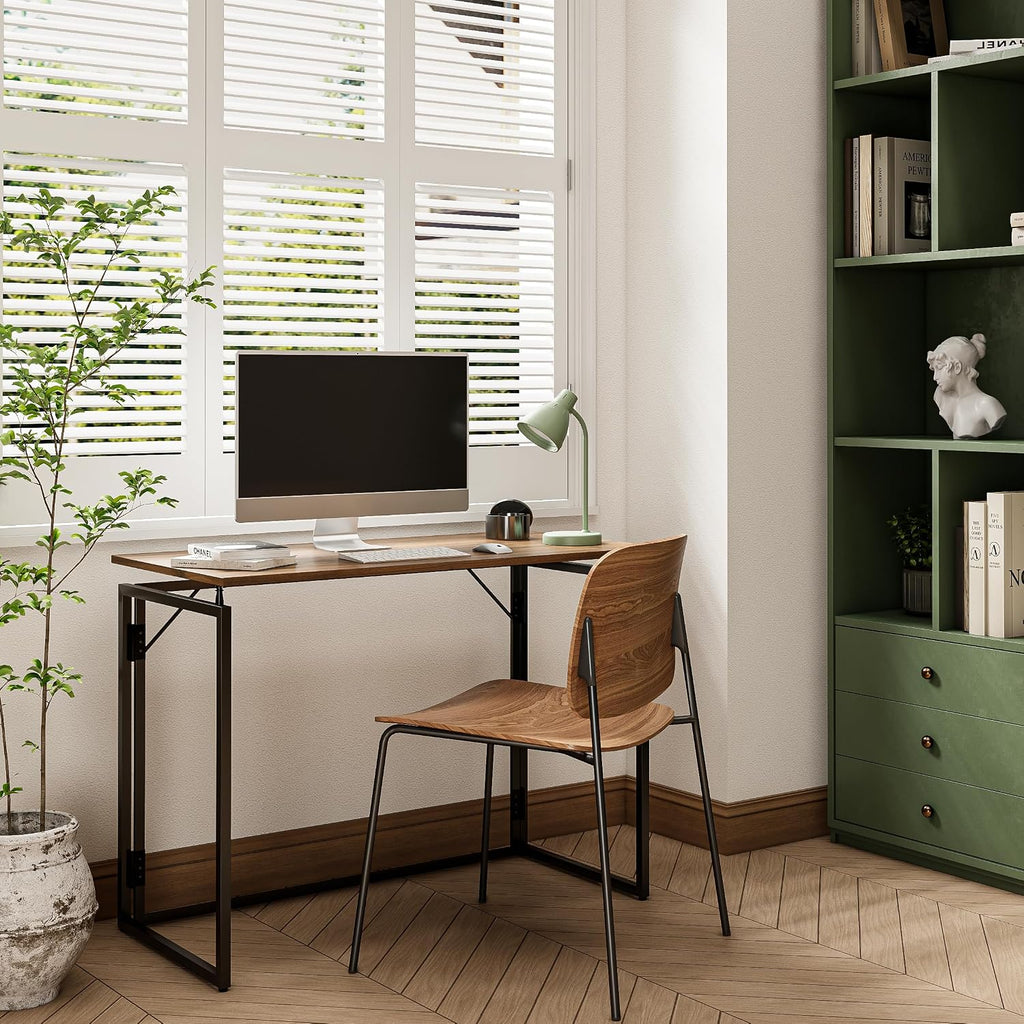 Foldable Wood Gaming Work Desk