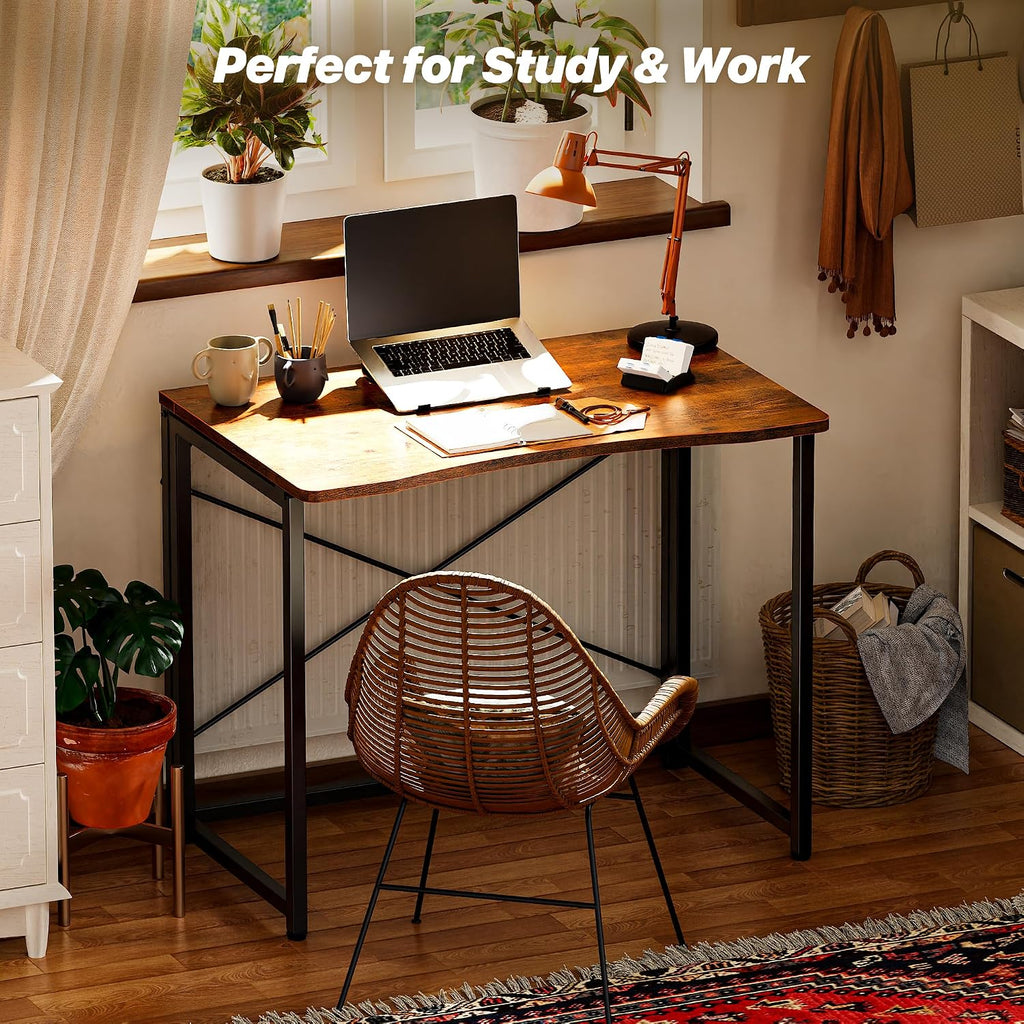 Space Saving Foldable Computer Desk