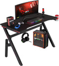 R-Shaped Carbon Fiber Gaming Desk